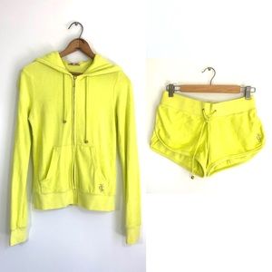 Juicy Couture Y2K tracksuit hoodie & shorts